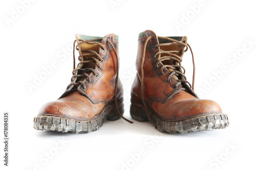 Vintage mountain boots.