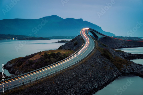 Obraz na plátně Atlantic Ocean Road Norway