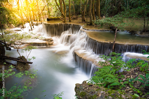 Huay mae khamin waterfall Beautiful view