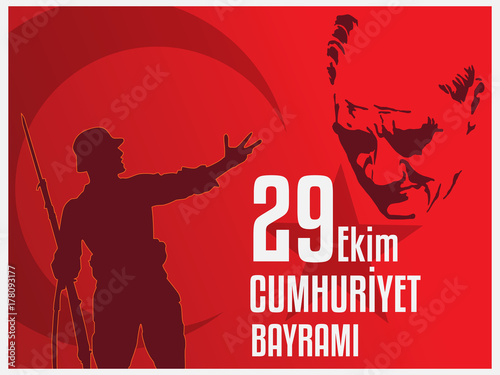 29th October National Republic Day of Turkey, Celebration Graphic Design