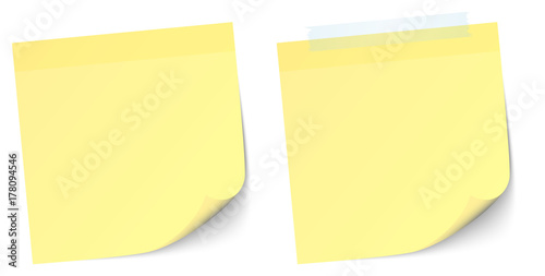2 Yellow Stick Notes