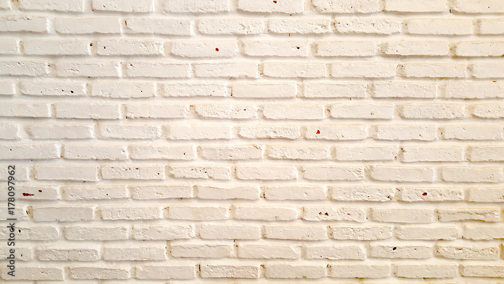 Brick wall - white background Brick wall - white background