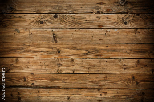 Wood floor texture with vignette