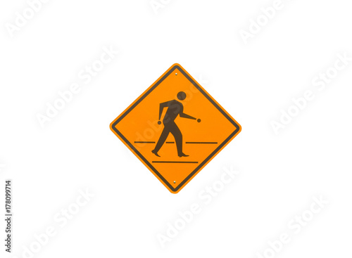 Free Download Traffic crossing sign on white background - GFXLoad