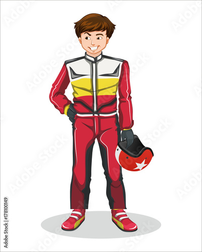 Cartoon of professions-vector drawing-isolated white background