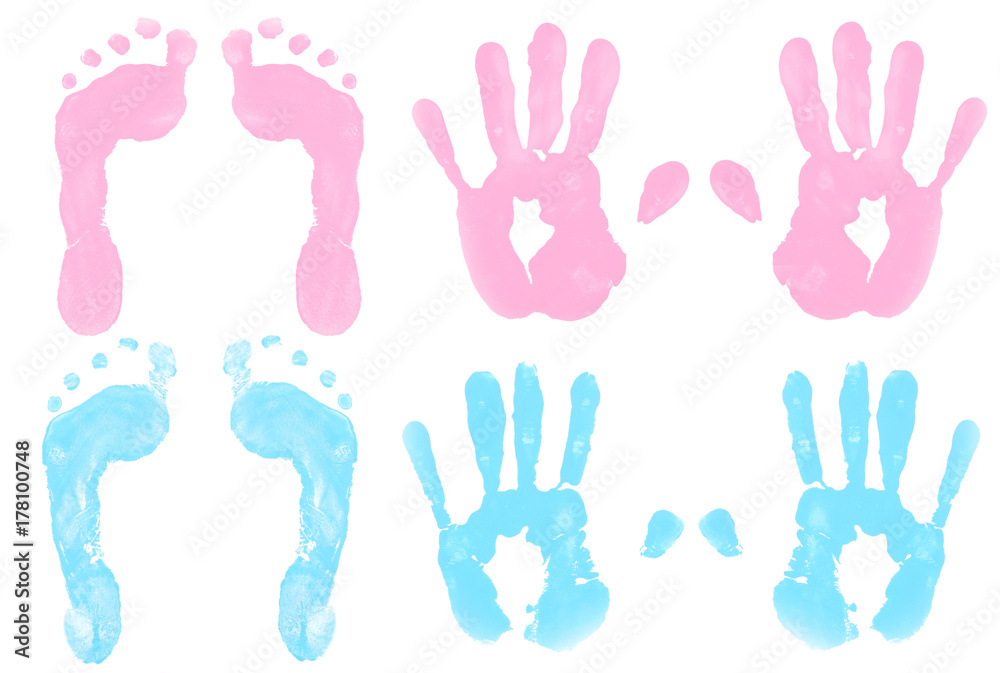 Handprints and Footprints in Paint Handprints and Footprints in Paint