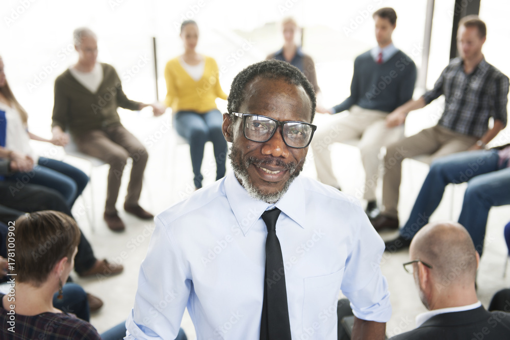 Group of diverse people having a business meeting Group of diverse people having a business meeting