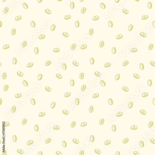 Money doodle texture