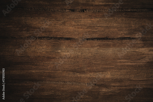 Old grunge dark textured wooden background The surface of the old brown wood texture