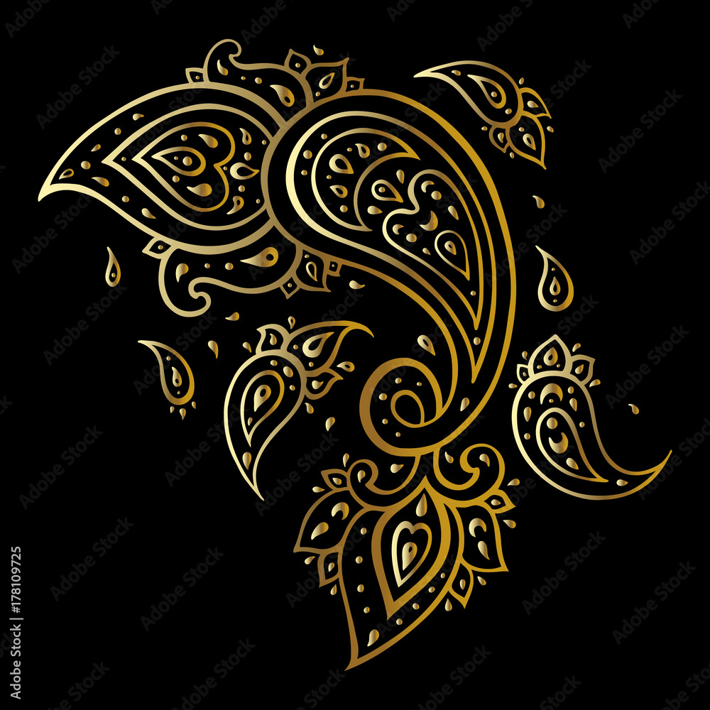 Paisley Ethnic ornament.