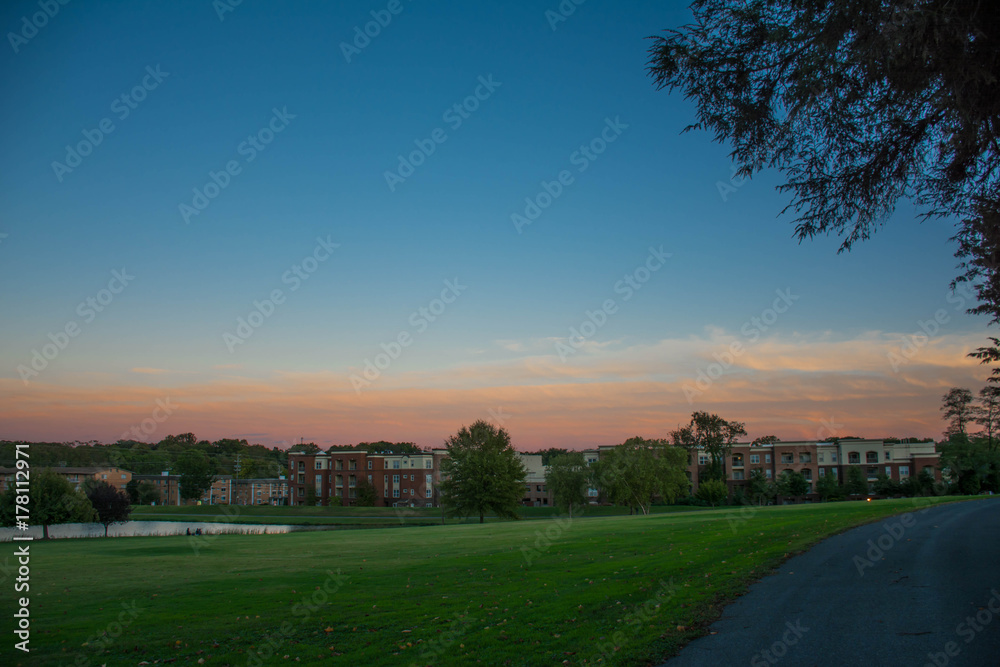 Beyond your eye catch. Beautiful Sunset Beyond your eye catch. Beautiful Sunset
