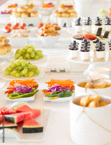 Delicious Buffet in a Brunch Table.