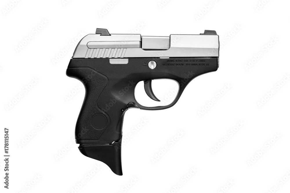 Pistol isolated on white Pistol isolated on white