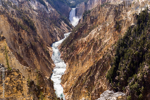 Waterfall at Yellowstone National Park, Wyoming