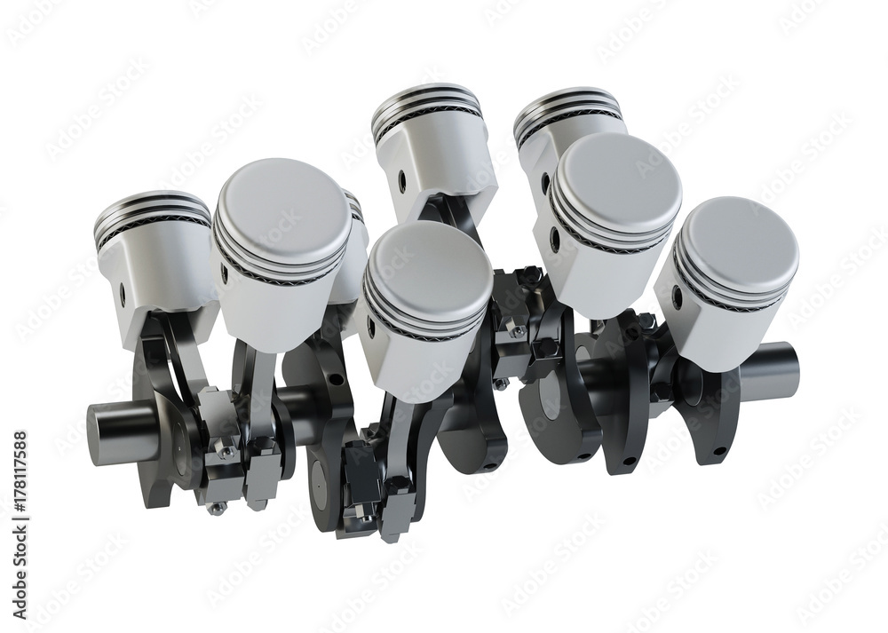 V8 Pistons