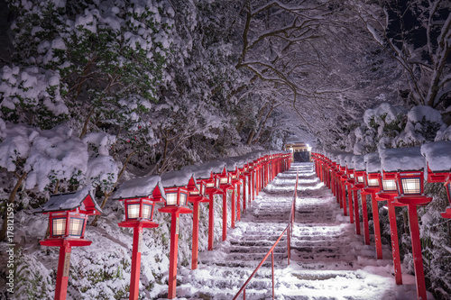 貴船神社 雪