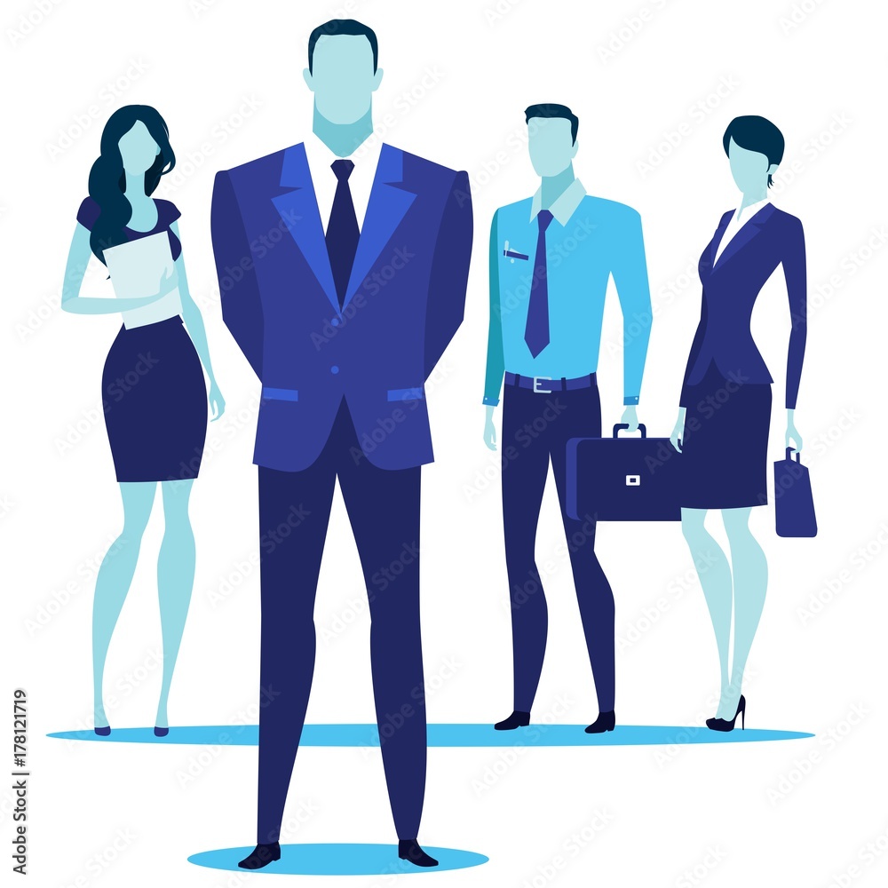 Fototapeta premium the manager and his assistants