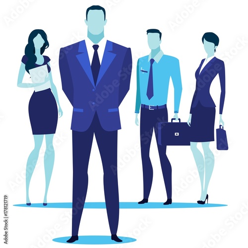 the manager and his assistants