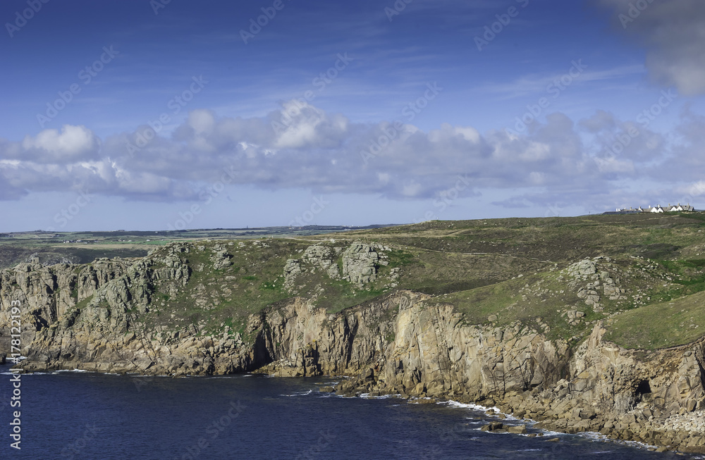 Cornish ocean - view from The Lizard Point / Cornwall, United Kingdom