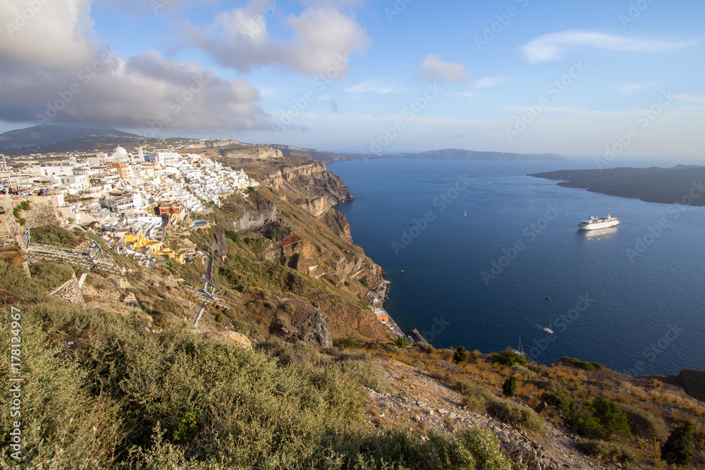 Beautiful sea view, Santorini, Greece