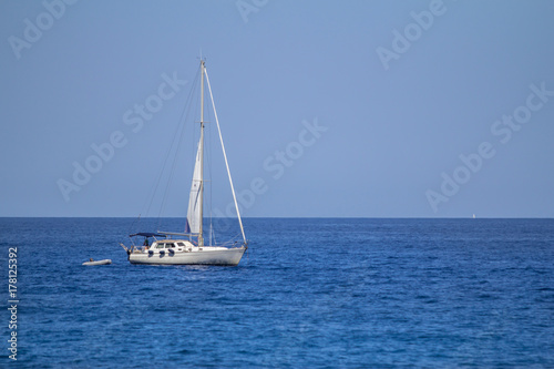 Sailboat in a open sea © robertdering