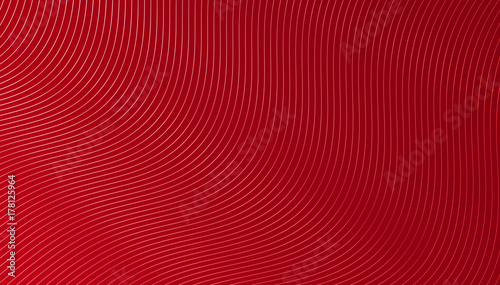 Red waves background vector design christmas card xmas