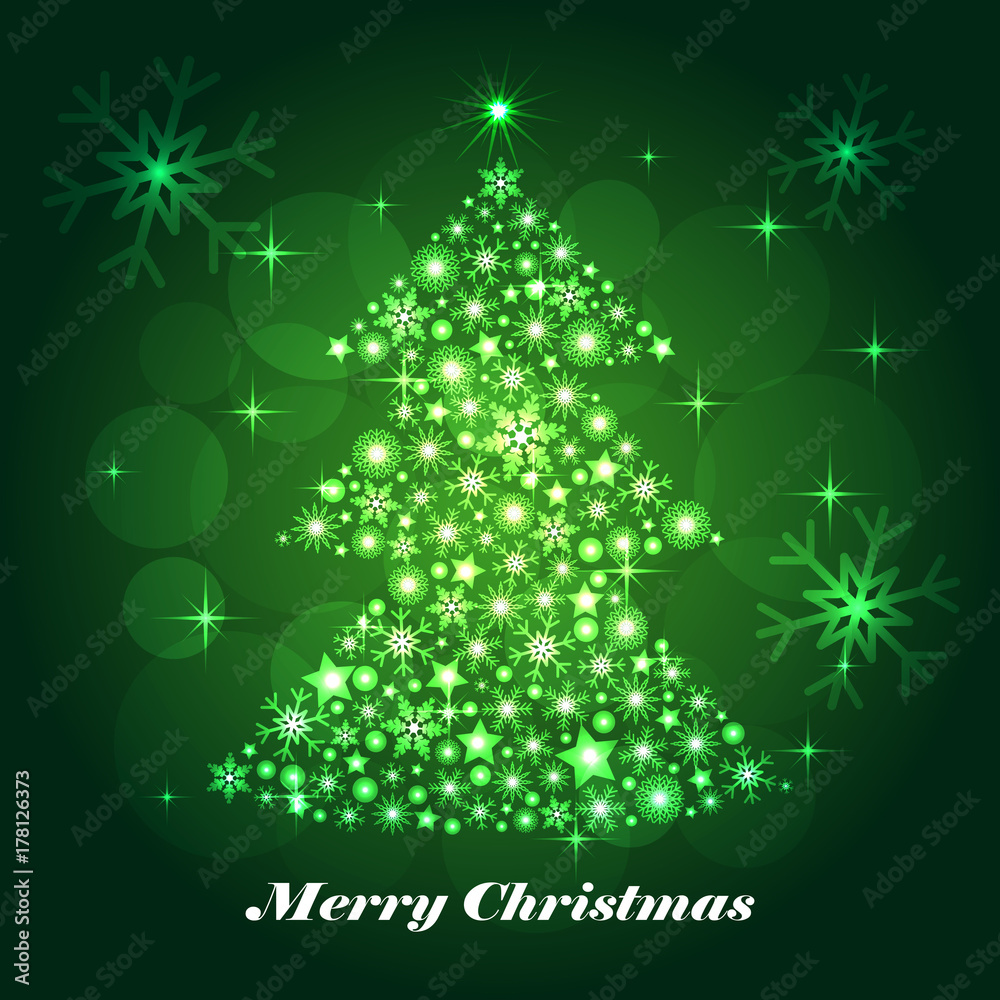 Shiny Christmas tree celebratory background Shiny Christmas tree celebratory background