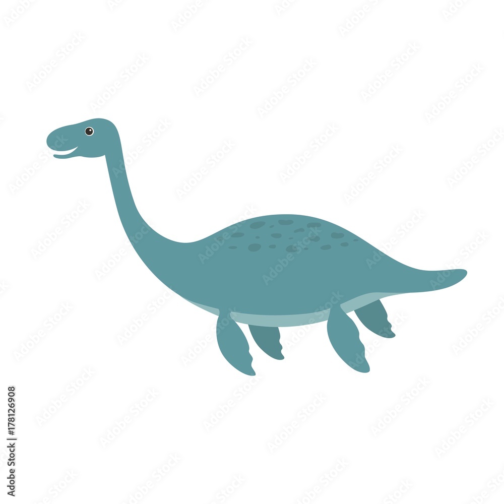 Cute plesiosaurus cartoon Cute plesiosaurus cartoon