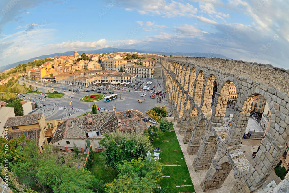 Aqueduct of Segovia, Segovia, Spain