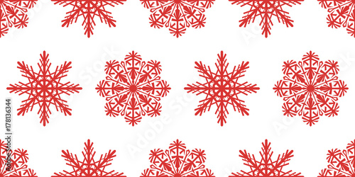 Seamless pattern of snowfla...