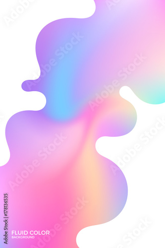 Liquid ink. Fluid color background 