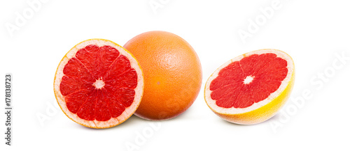 Grapefruit fresh fruit slices