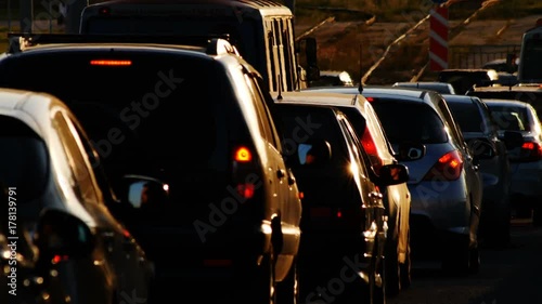 Traffic Jam in the city
