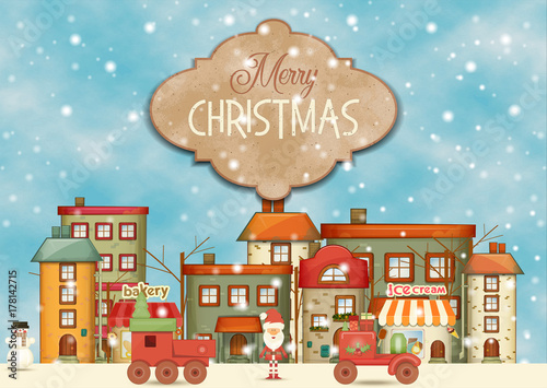 Merry Christmas Greeting Card