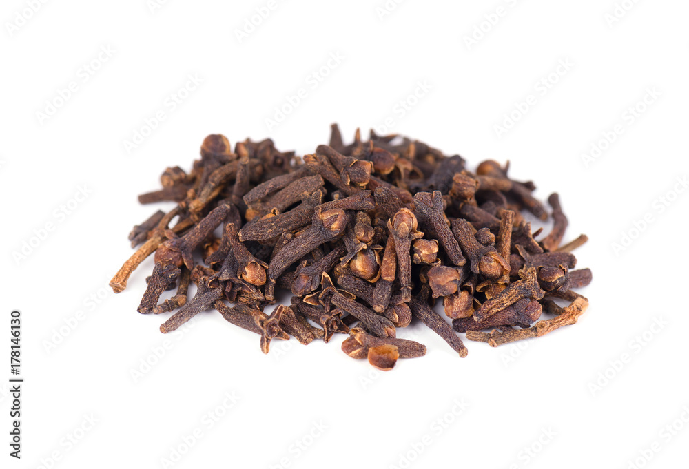 Spice cloves isolated on white background. Carnation. Spice. Spice cloves isolated on white background. Carnation. Spice.