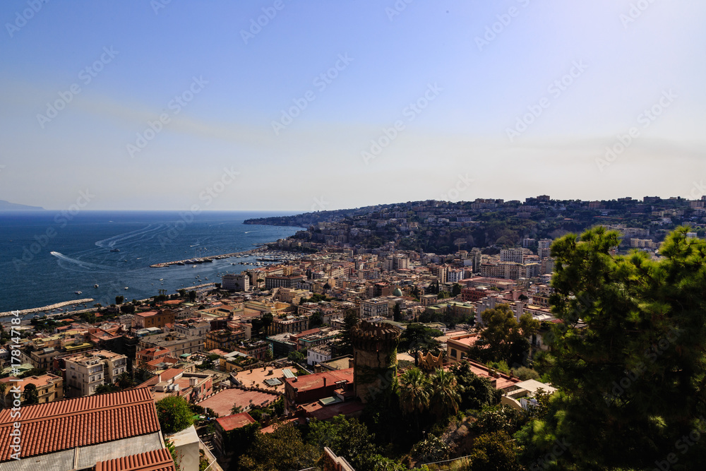 Naples, Italy, View of the bay