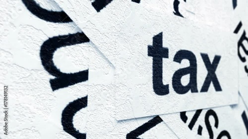 Tax tag camera slide photo