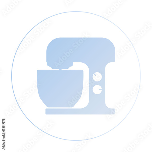 Kitchen mixer icon.
