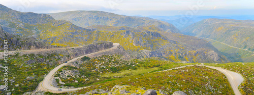 Portugal mountians road