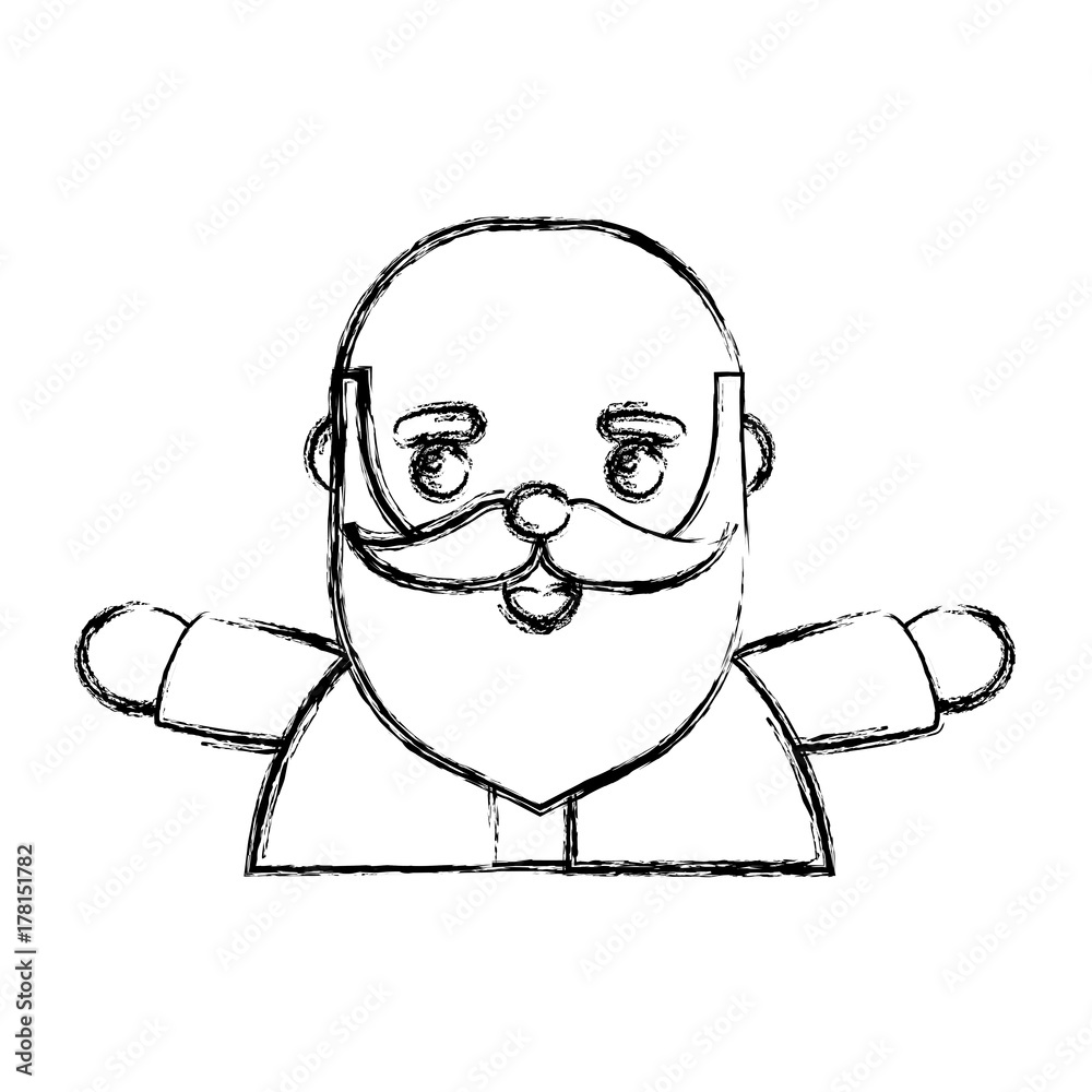 Obraz premium santa claus icon