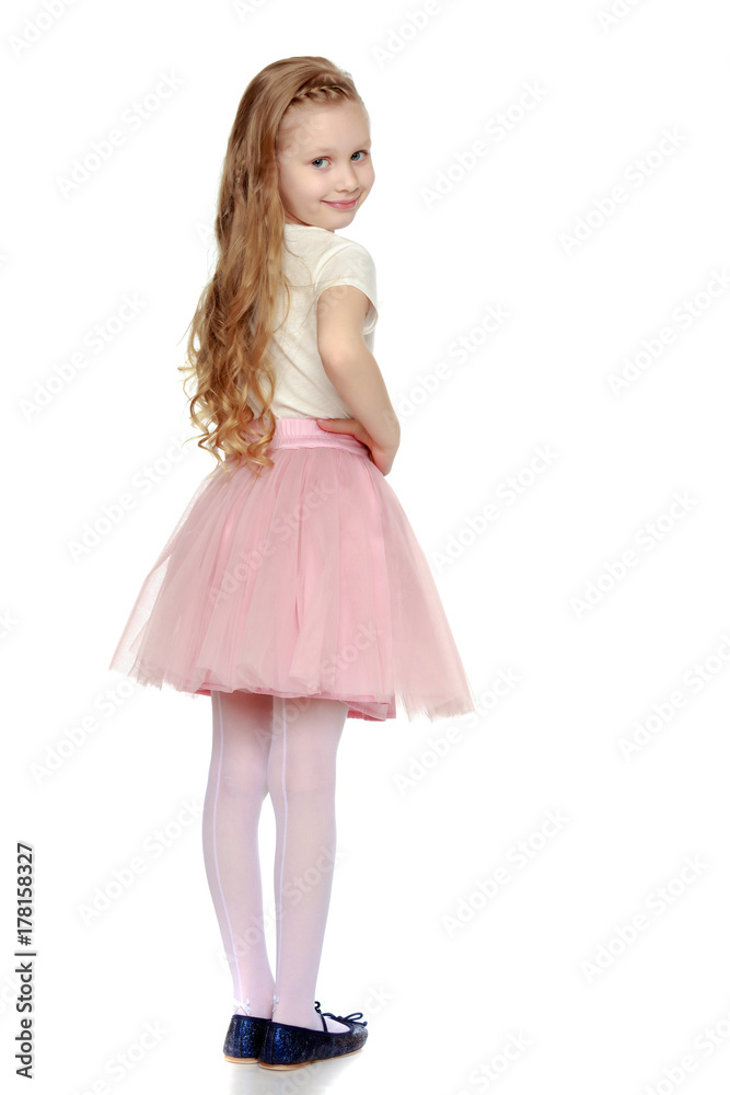 Beautiful little girl 5-6 years. Beautiful little girl 5-6 years.