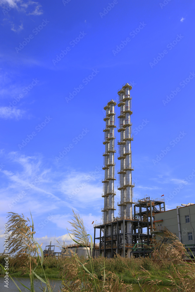 Fototapeta premium Industrial plant equipment