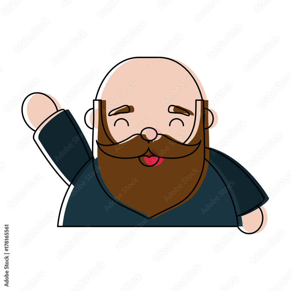 cartoon old man icon cartoon old man icon