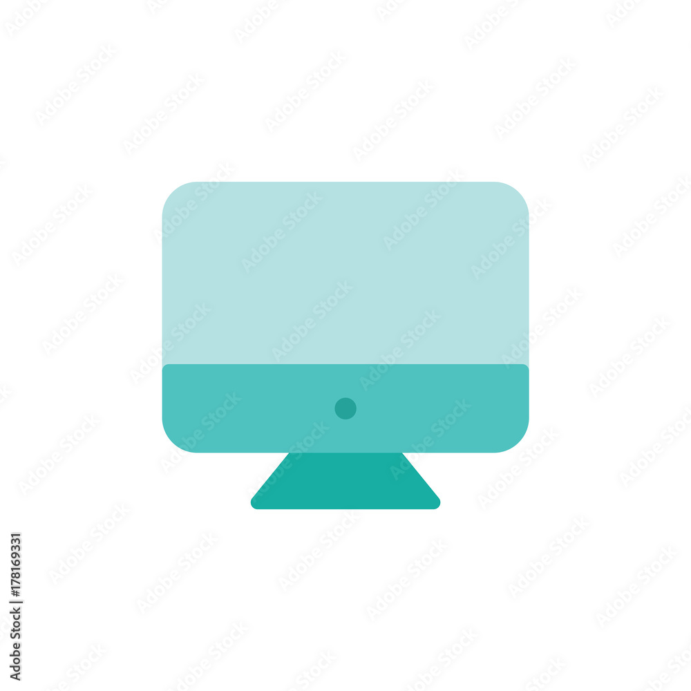 Screen icon vector logo design illustration Stock Vector | Adobe Stock