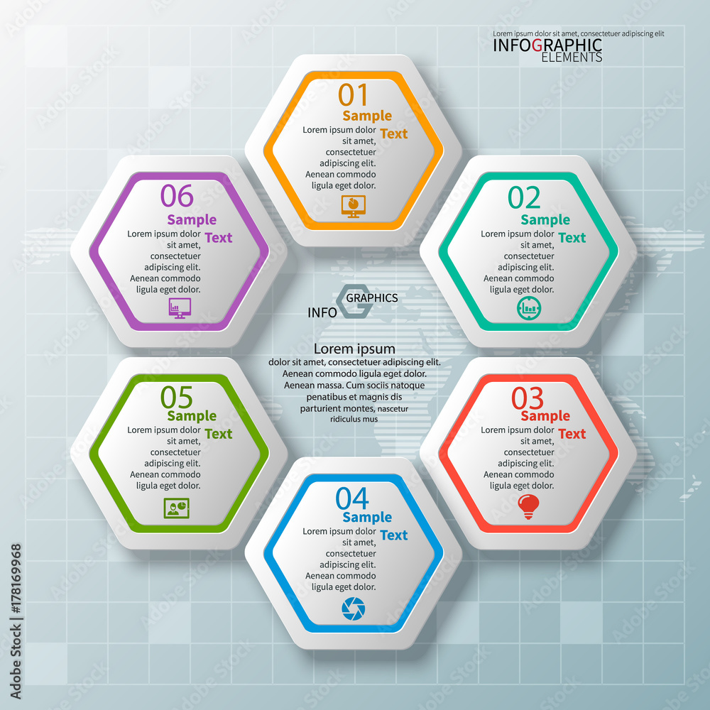 Abstract 3D Paper Infographics Abstract 3D Paper Infographics
