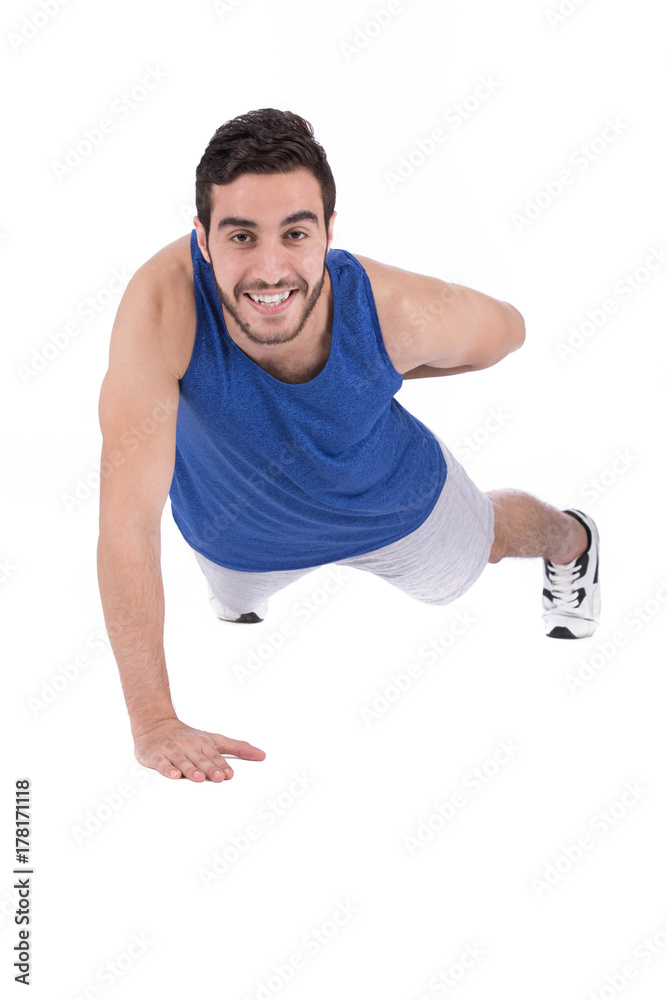 Athlete young man Athlete young man