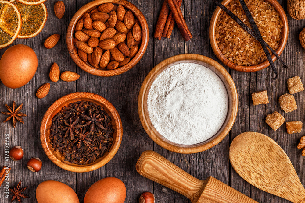 Ingredients for cooking baking. Ingredients for cooking baking.