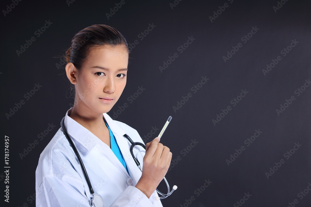 Doctor Nurse in white blue shirt with stethoscope and uniform Doctor Nurse in white blue shirt with stethoscope and uniform