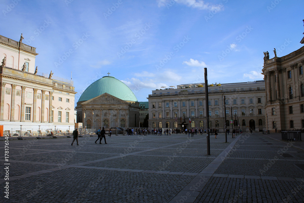 St. Hedwig's Cathedral view in Berlin, Germany St. Hedwig's Cathedral view in Berlin, Germany