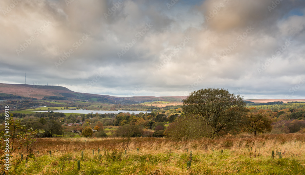 Clouds over English Moorland